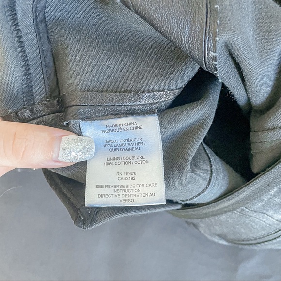 Helmut Lang Leather Lamb Pants Leggings - Picture 6 of 8